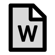 File Word PNG Icon