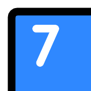 Seven Key PNG Icon
