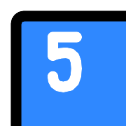 Five Key PNG Icon