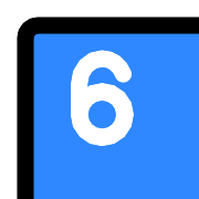 Six Key PNG Icon
