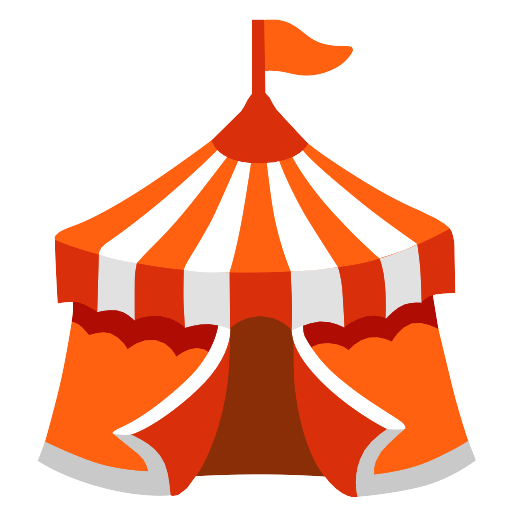 Circus Tent Vector Svg Icon - Png Repo Free Png Icons