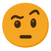 Face With Raised Eyebrow PNG Icon