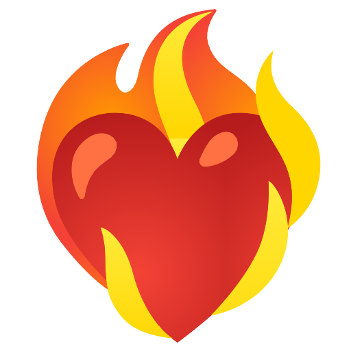 Heart On Fire Vector SVG Icon - PNG Repo Free PNG Icons