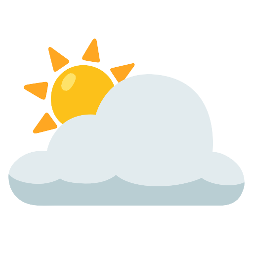 Sun Behind Large Cloud Vector SVG Icon - PNG Repo Free PNG Icons