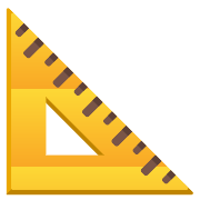 Triangular Ruler PNG Icon