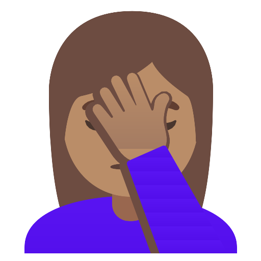 Woman Facepalming Medium Skin Tone Vector Svg Icon Png Repo Free Png