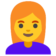 Woman Red Hair PNG Icon