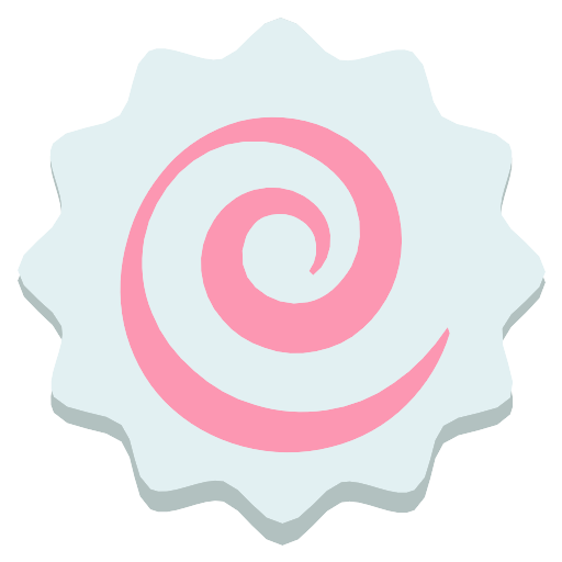 Fish Cake With Swirl Vector SVG Icon - PNG Repo Free PNG Icons