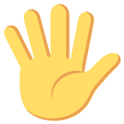 Hand With Fingers Splayed Vector SVG Icon - PNG Repo Free PNG Icons