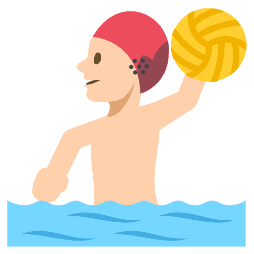 Person Playing Water Polo Medium Light Skin Tone Vector Svg Icon Png Repo Free Png Icons 0323