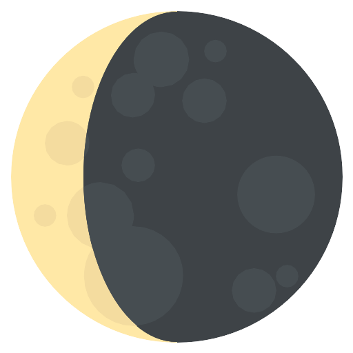 Waning Crescent Moon Vector SVG Icon - PNG Repo Free PNG Icons