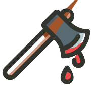 Axe Bloody Halloween PNG Icon