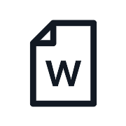 Document Word PNG Icon