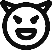 Emoji Devil Laugh Vector SVG Icon - PNG Repo Free PNG Icons