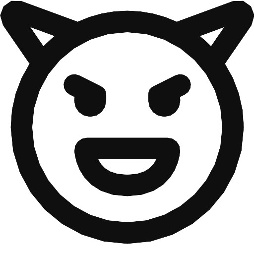 Emoji Devil Laugh Vector SVG Icon - PNG Repo Free PNG Icons