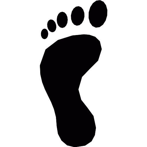 Left Footprint Vector SVG Icon - PNG Repo Free PNG Icons