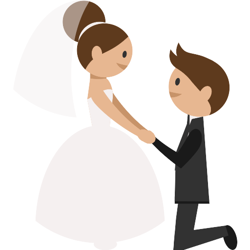 Wedding Couple Vector SVG Icon - PNG Repo Free PNG Icons