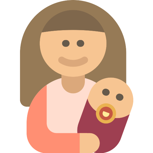 Mother With Two Young Children Family Parent Woman With Children Vector Svg Icon Png Repo Free Png Icons